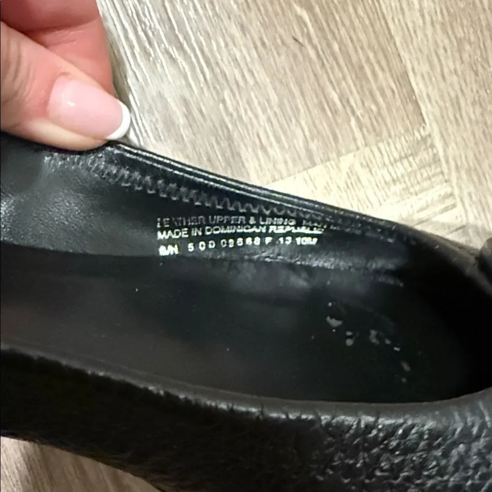 Tory Burch Black Leather Flats